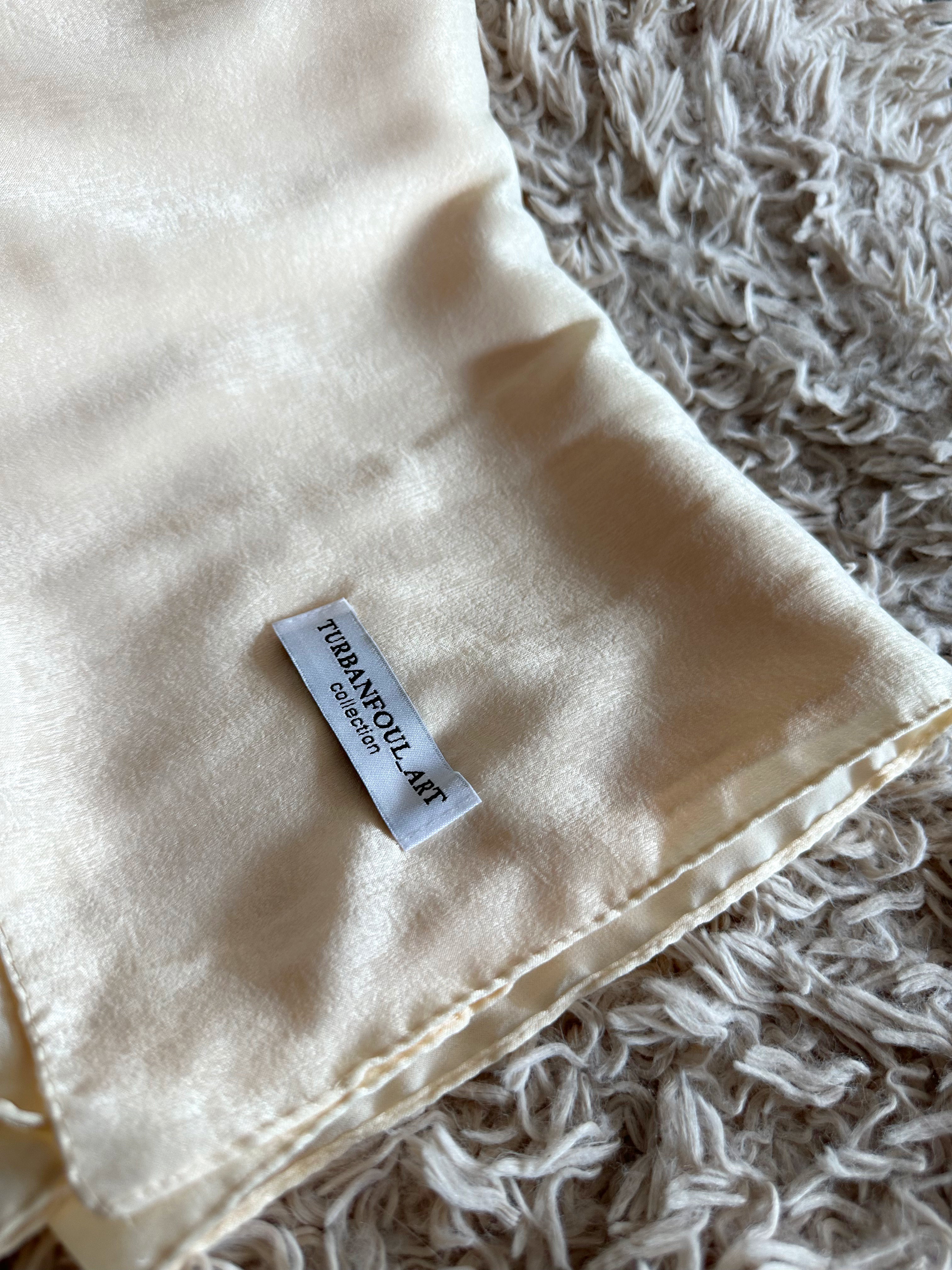 Foulard beige claire
