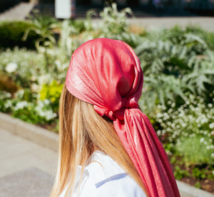 Foulard rose