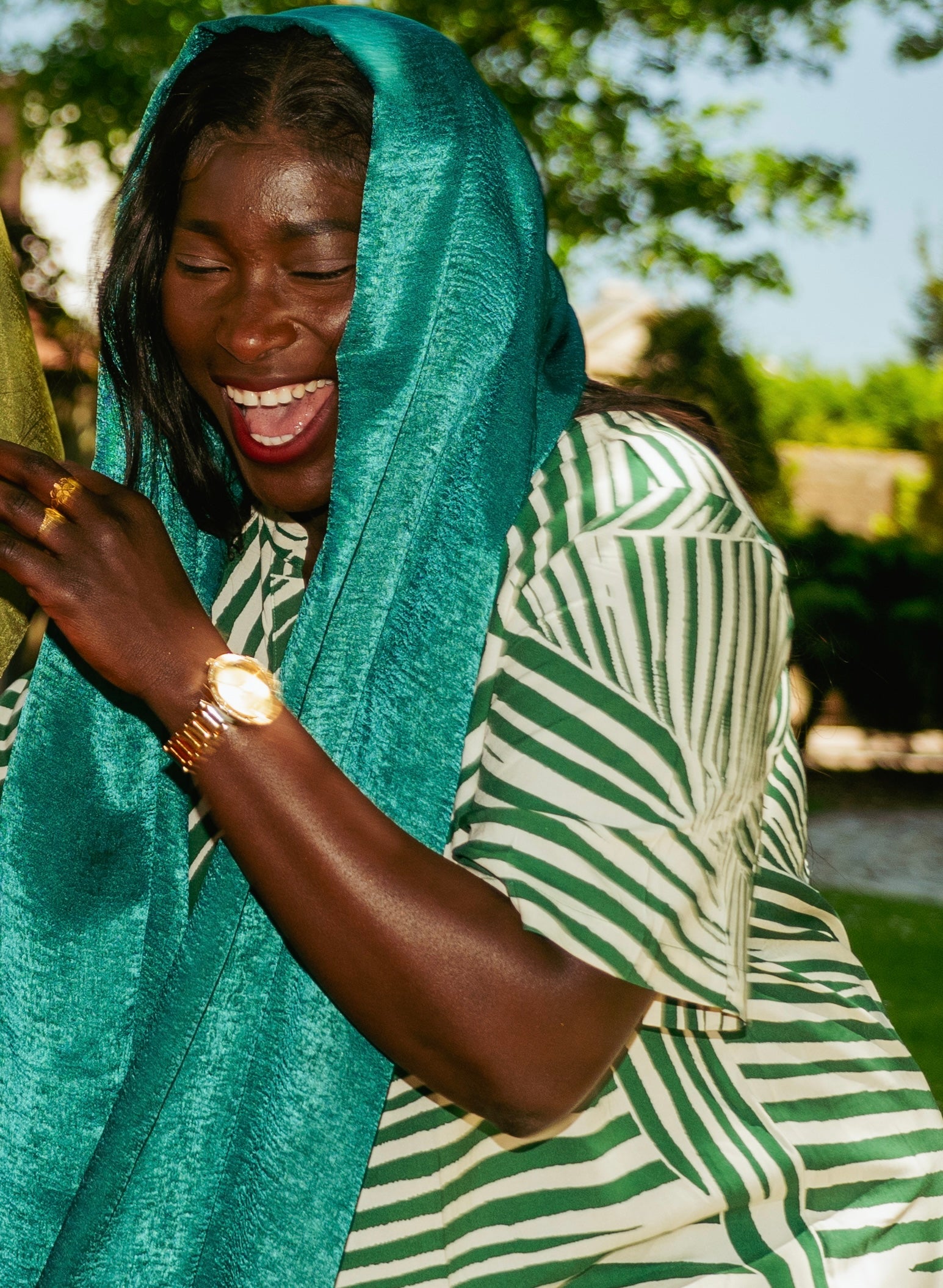 Foulard vert