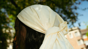 Foulard beige claire